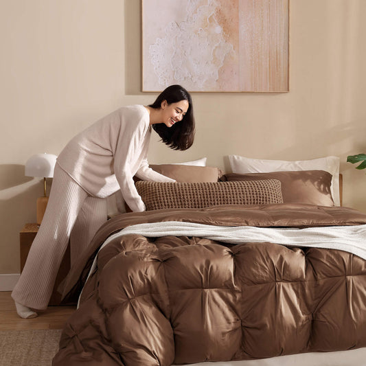 Queen Bronze Comforter